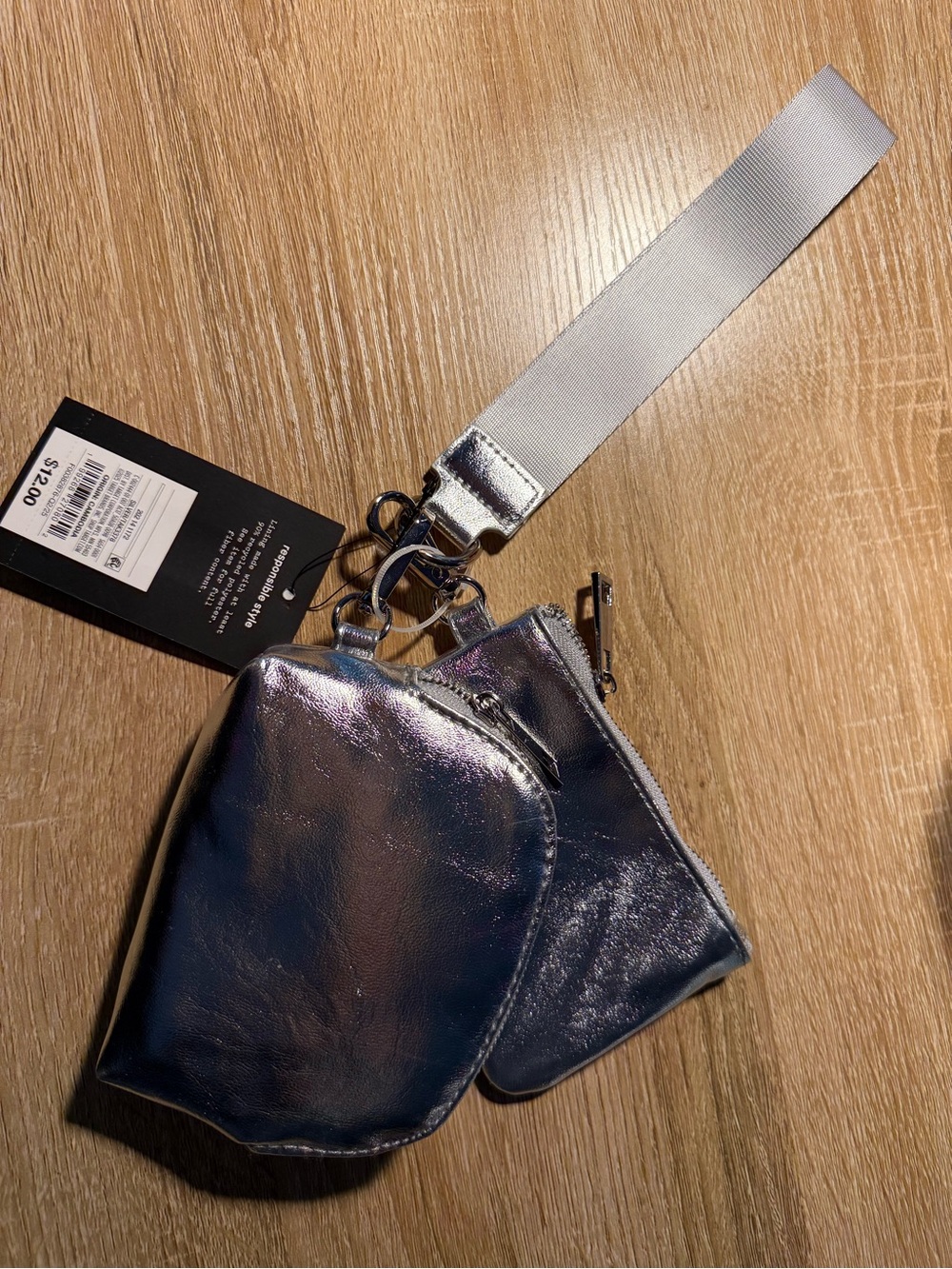 art class Iridescent Silver Mini Wristlet Set